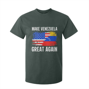 Make Venezuela Great Again T Shirt For Kid Political Gift TS12 Dark Forest Green Print Your Wear