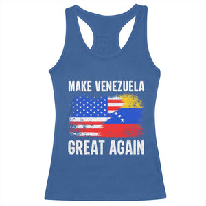 Make Venezuela Great Again Racerback Tank Top Political Gift TS12 Royal Blue Print Your Wear