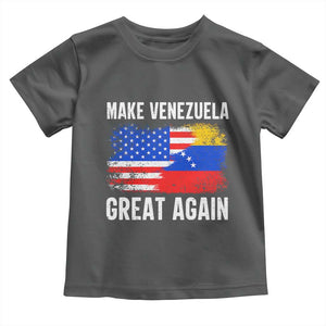 Make Venezuela Great Again Toddler T Shirt Political Gift TS12 Dark Heather Print Your Wear