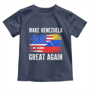 Make Venezuela Great Again Toddler T Shirt Political Gift TS12 Navy Print Your Wear