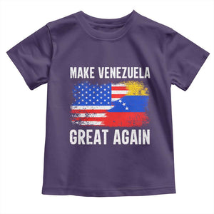 Make Venezuela Great Again Toddler T Shirt Political Gift TS12 Purple Print Your Wear
