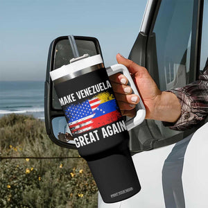 Make Venezuela Great Again Tumbler With Handle Political Gift TS12 Print Your Wear