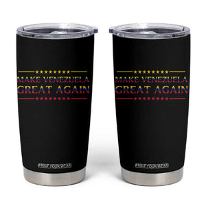 International Venezuela Gifts Tumbler Cup Make Venezuela Great Again TS12 Black Print Your Wear