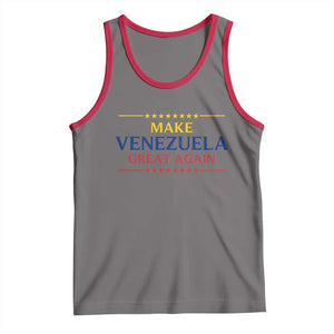 Venezuela Libre Tank Top Make Venezuela Great Again TS12 Deep Heather Red Print Your Wear