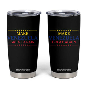 Venezuela Libre Tumbler Cup Make Venezuela Great Again TS12 Black Print Your Wear