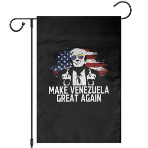 MVGA Make Venezuela Great Again Garden Flag Funny Political Gift TS12 Black Print Your Wear