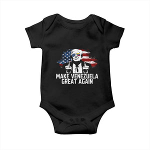 MVGA Make Venezuela Great Again Baby Onesie Funny Political Gift TS12 Black Print Your Wear