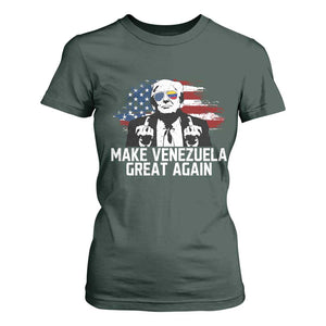 MVGA Make Venezuela Great Again T Shirt For Women Funny Political Gift TS12 Dark Forest Green Print Your Wear