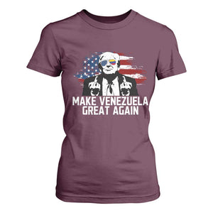 MVGA Make Venezuela Great Again T Shirt For Women Funny Political Gift TS12 Maroon Print Your Wear