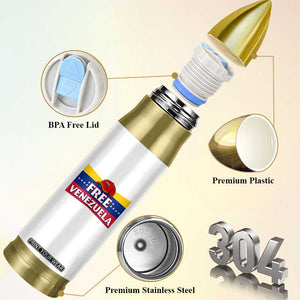 Free Venezuela Flag Patriotic Bullet Tumbler Venezuela Pride TS12 Print Your Wear
