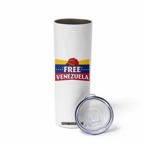 Free Venezuela Flag Patriotic Skinny Tumbler Venezuela Pride TS12 Print Your Wear