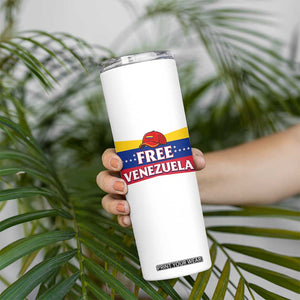 Free Venezuela Flag Patriotic Skinny Tumbler Venezuela Pride TS12 Print Your Wear