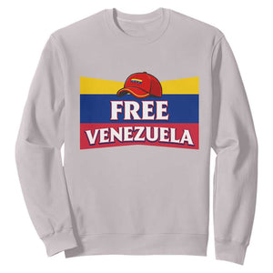 Free Venezuela Flag Patriotic Sweatshirt Venezuela Pride TS12 Ice Gray Print Your Wear