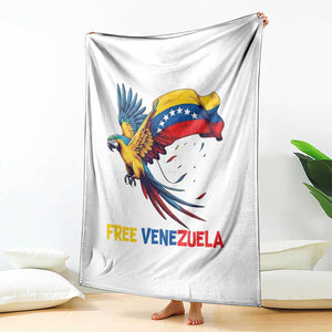 American Venezuela Support Freedom Throw Blanket Venezuelan Free TS12 Print Your Wear