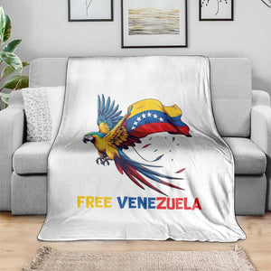 American Venezuela Support Freedom Throw Blanket Venezuelan Free TS12 Print Your Wear