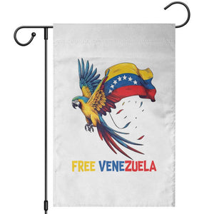 American Venezuela Support Freedom Garden Flag Venezuelan Free TS12 White Print Your Wear