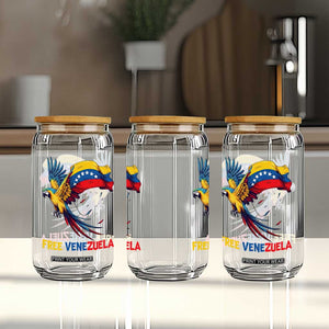 American Venezuela Support Freedom Glass Can Venezuelan Free TS12 Print Your Wear