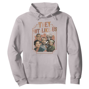 They Not Like Us Hoodie African American History Leaders TS12 Ice Gray Print Your Wear