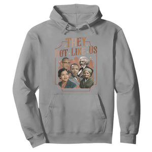 They Not Like Us Hoodie African American History Leaders TS12 Sport Gray Print Your Wear