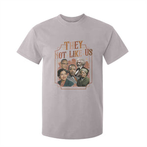 They Not Like Us T Shirt For Kid African American History Leaders TS12 Ice Gray Print Your Wear