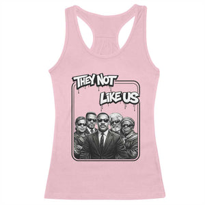 Vintage African American Heroes Racerback Tank Top They Not Like Us TS12 Light Pink Print Your Wear