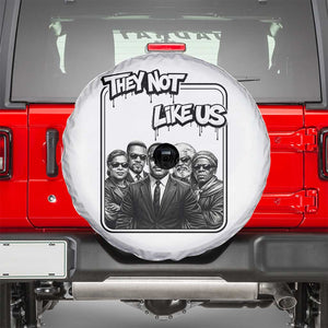 Vintage African American Heroes Spare Tire Cover They Not Like Us TS12 White Print Your Wear