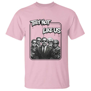 Vintage African American Heroes T Shirt They Not Like Us TS12 Light Pink Print Your Wear