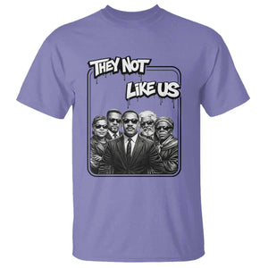 Vintage African American Heroes T Shirt They Not Like Us TS12 Violet Print Your Wear