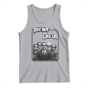Vintage African American Heroes Tank Top They Not Like Us TS12 Athletic Heather Print Your Wear
