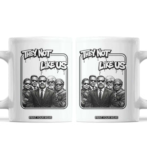 Vintage African American Heroes Coffee Mug They Not Like Us TS12 White Print Your Wear