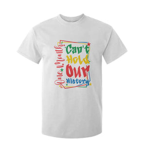 One Month Cannot Hold Our History T Shirt For Kid Black History Gift TS12 White Print Your Wear