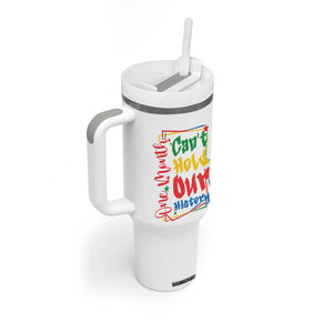 One Month Cannot Hold Our History Tumbler With Handle Black History Gift TS12 Print Your Wear