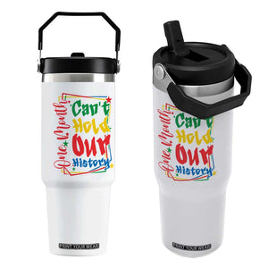 One Month Cannot Hold Our History Flip Straw Tumbler Black History Gift TS12 One Size: 30 oz White Print Your Wear