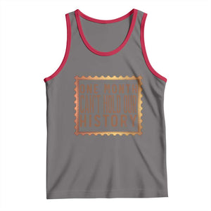 One Month Cannot Hold Our History Tank Top African American Gift TS12 Deep Heather Red Print Your Wear