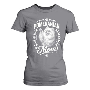 Vintage Pom Dog Mom T Shirt For Women Pomeranian Lover Gift TS12 Charcoal Print Your Wear