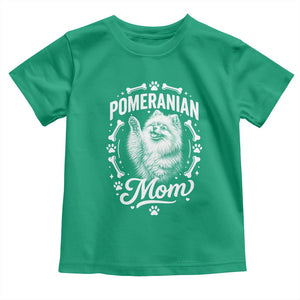 Vintage Pom Dog Mom Toddler T Shirt Pomeranian Lover Gift TS12 Irish Green Print Your Wear