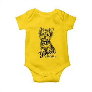 Yorkshire Terrier Mom Baby Onesie Cute Yorkie Mama Puppy Gift TS12 Daisy Print Your Wear