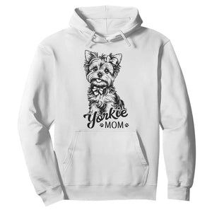 Yorkshire Terrier Mom Hoodie Cute Yorkie Mama Puppy Gift TS12 White Print Your Wear