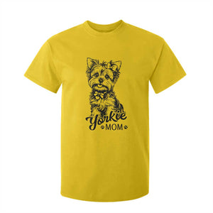 Yorkshire Terrier Mom T Shirt For Kid Cute Yorkie Mama Puppy Gift TS12 Daisy Print Your Wear
