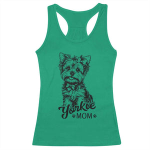 Yorkshire Terrier Mom Racerback Tank Top Cute Yorkie Mama Puppy Gift TS12 Irish Green Print Your Wear