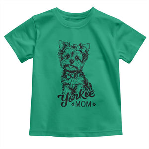 Yorkshire Terrier Mom Toddler T Shirt Cute Yorkie Mama Puppy Gift TS12 Irish Green Print Your Wear