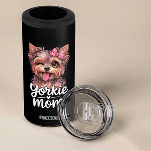 Yorkshire Terrier Dog Mom 4 in 1 Can Cooler Tumbler Cute Yorkie Puppy Gift TS12 Print Your Wear