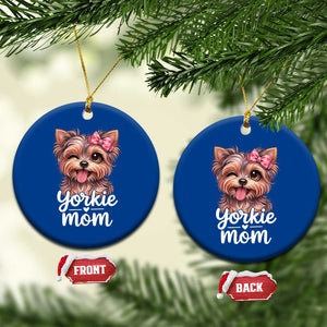 Yorkshire Terrier Dog Mom Ceramic Ornament Cute Yorkie Puppy Gift TS12 1pc Blue Print Your Wear