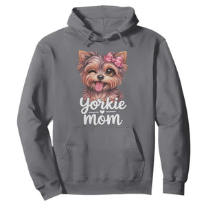 Yorkshire Terrier Dog Mom Hoodie Cute Yorkie Puppy Gift TS12 Charcoal Print Your Wear