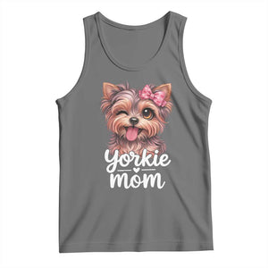 Yorkshire Terrier Dog Mom Tank Top Cute Yorkie Puppy Gift TS12 Black Heather Print Your Wear