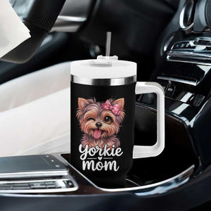 Yorkshire Terrier Dog Mom Tumbler With Handle Cute Yorkie Puppy Gift TS12 Print Your Wear