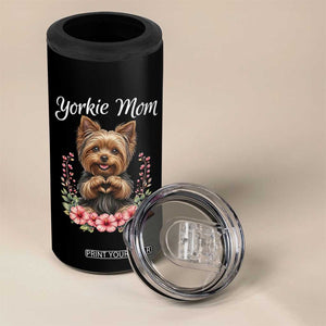 Cute Yorkie Mama 4 in 1 Can Cooler Tumbler Yorkshire Terrier Dog Lover TS12 Print Your Wear