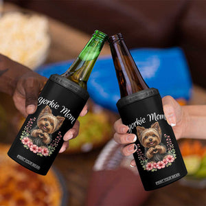 Cute Yorkie Mama 4 in 1 Can Cooler Tumbler Yorkshire Terrier Dog Lover TS12 Print Your Wear