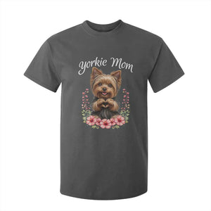 Cute Yorkie Mama T Shirt For Kid Yorkshire Terrier Dog Lover TS12 Dark Heather Print Your Wear