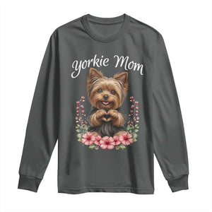 Cute Yorkie Mama Long Sleeve Shirt Yorkshire Terrier Dog Lover